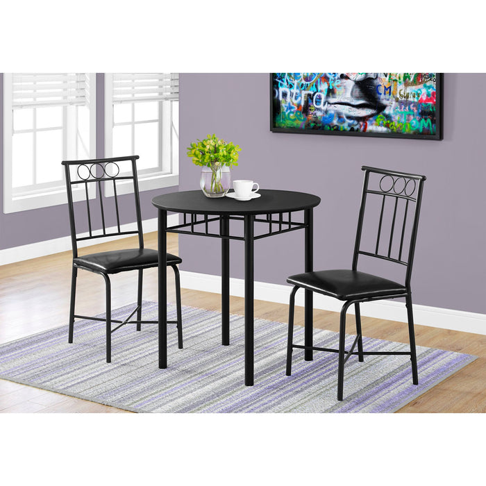 3 Piece Dining Set - 1 Table, 2 Chairs