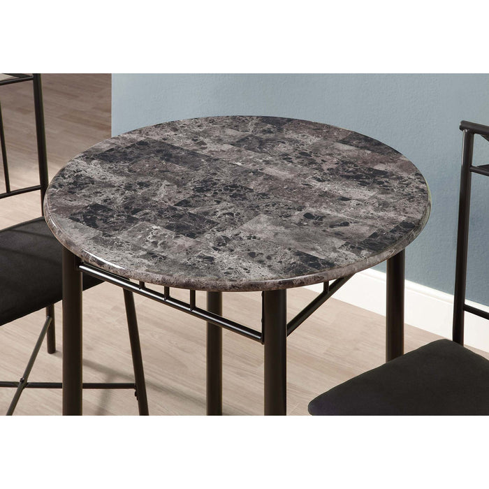 3 Piece Dining Set - 1 Table, 2 Chairs