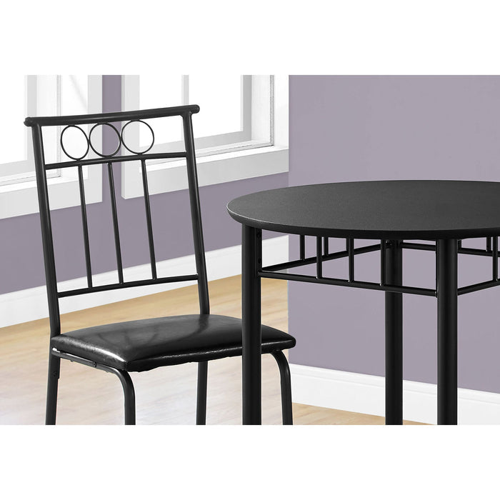 3 Piece Dining Set - 1 Table, 2 Chairs