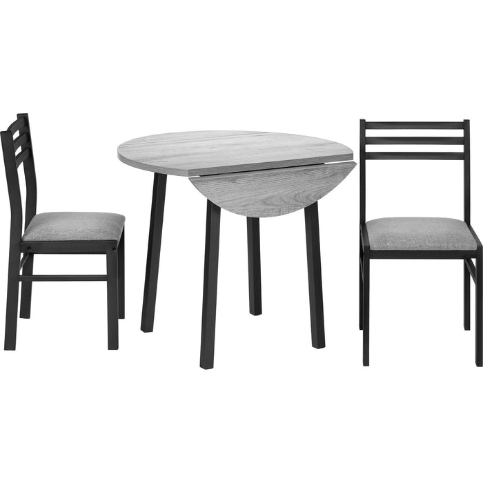 3 Piece Dining Set - 1 Table, 2 Chairs