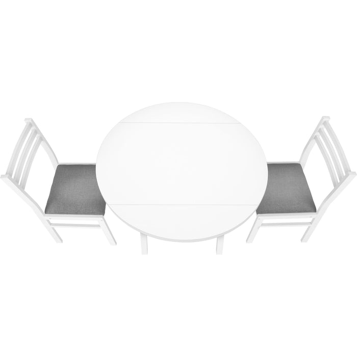 3 Piece Dining Set - 1 Table, 2 Chairs