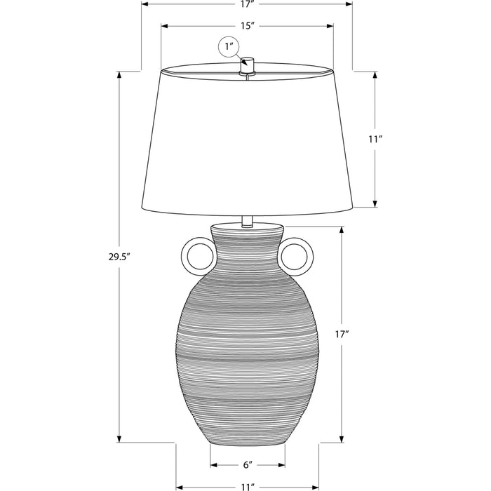30"H Table Lamp Ceramic base