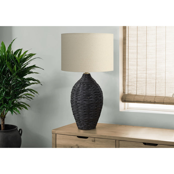30"H Table Lamp Rattan base