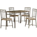 5 Piece Dining Set - 1 Table, 4 Chairs