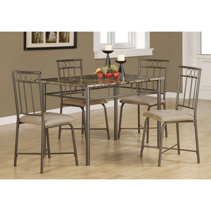 5 Piece Dining Set - 1 Table, 4 Chairs