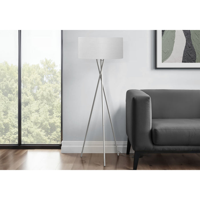 62"H Tripod Floor Lamp Metal base