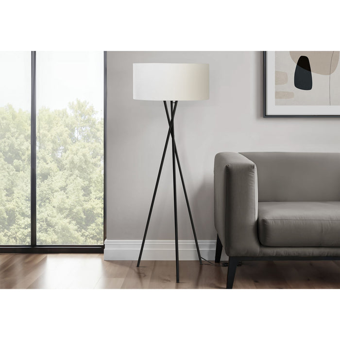 62"H Tripod Floor Lamp Metal base