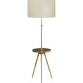 63"H Tripod Floor Lamp Metal base USB