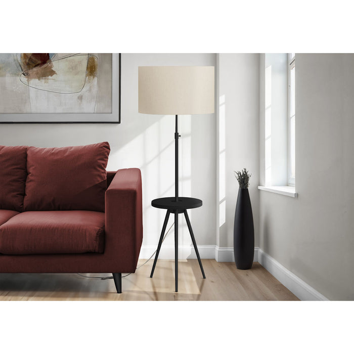 63"H Tripod Floor Lamp Metal base USB