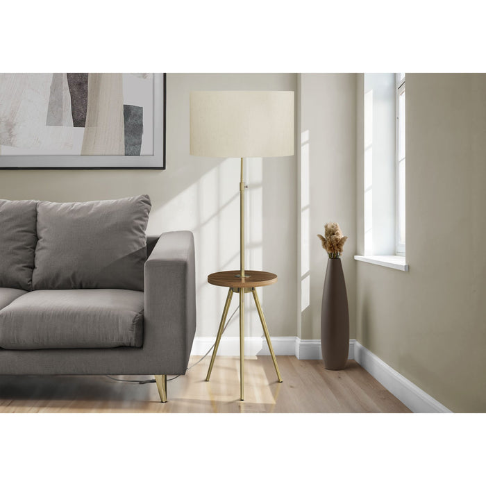 63"H Tripod Floor Lamp Metal base USB