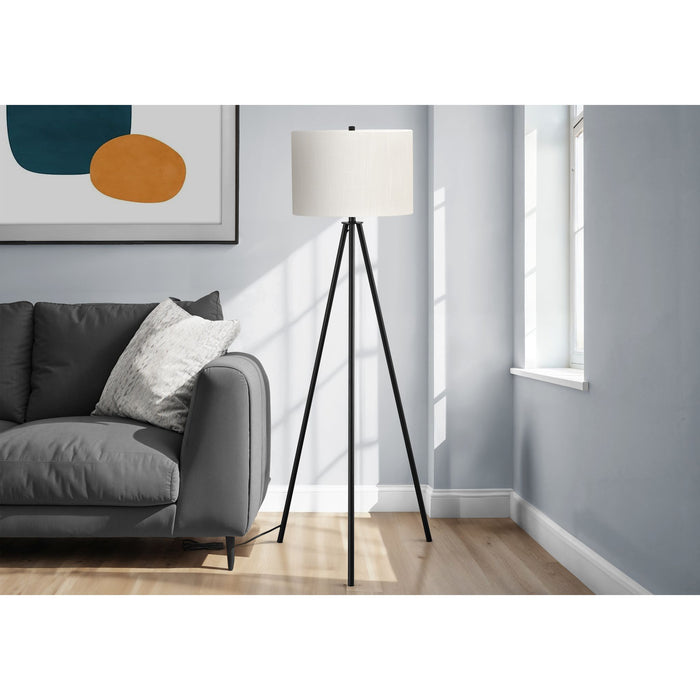 63"H Tripod Floor Lamp Metal base
