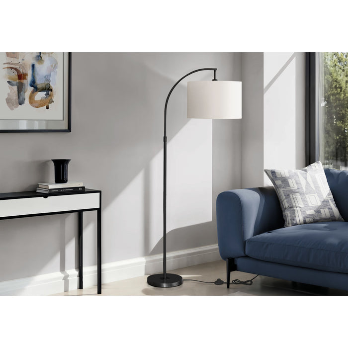 65"H Arc Floor Lamp Metal base