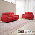 Abaka Faux Leather Sofa
