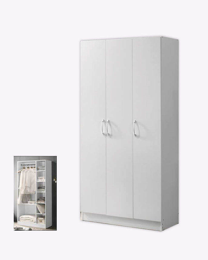 Abenda Open Door Wardrobe – 3 Door