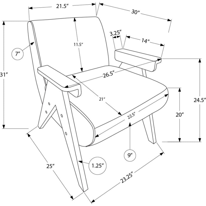 Accent Chair - Green