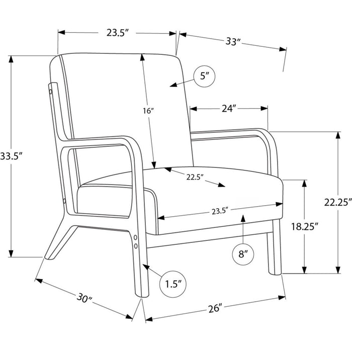 Accent Chair - Grey