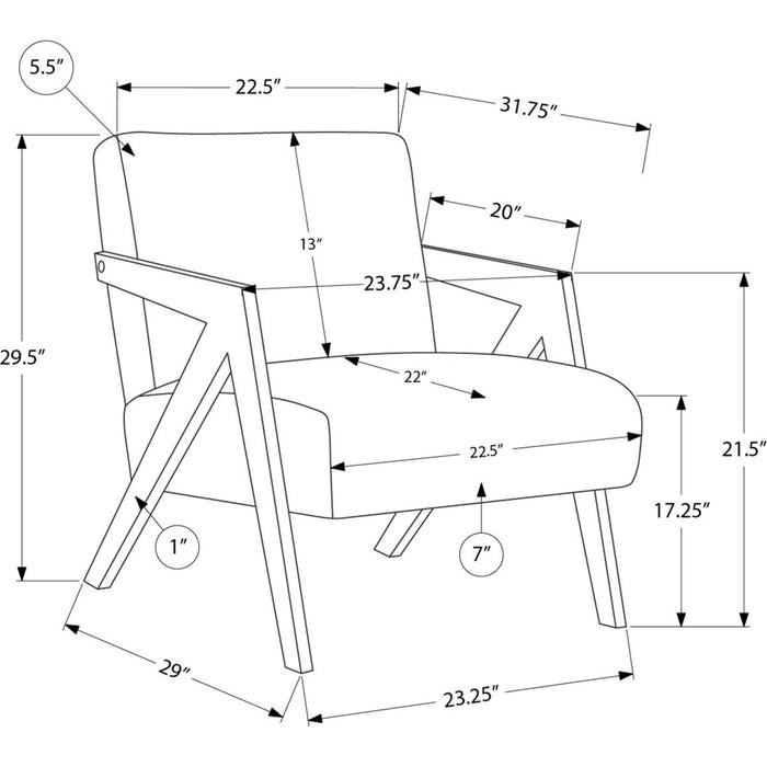 Accent Chair - Red
