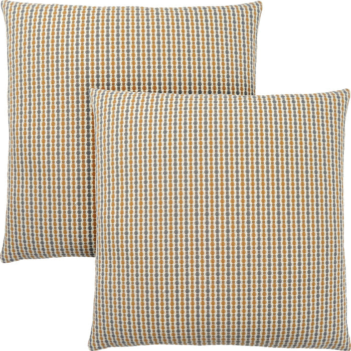 Accent pillow - 18" x 18" - Abstract dot - (Set of Two)