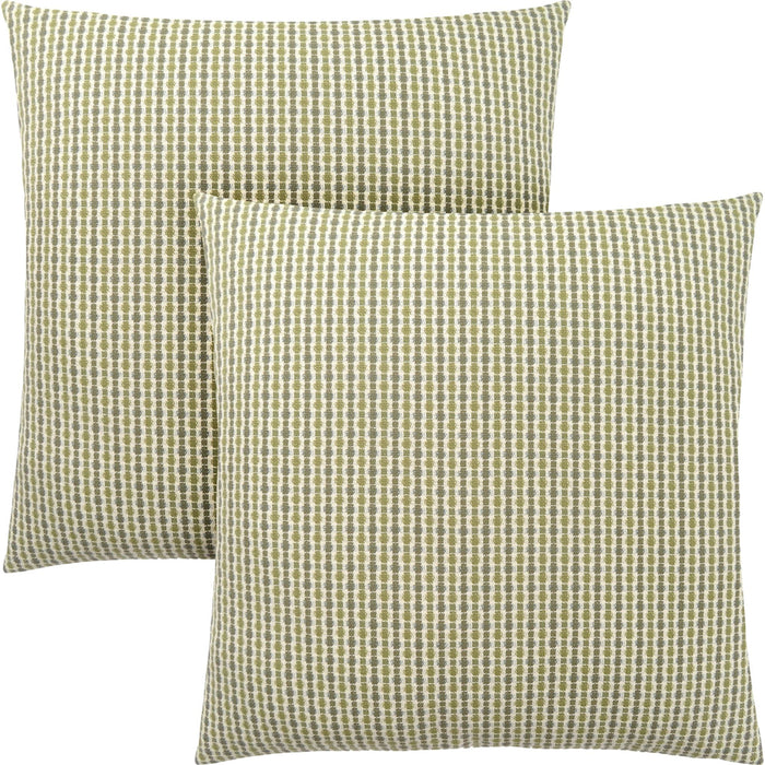 Accent pillow - 18" x 18" - Abstract dot - (Set of Two)