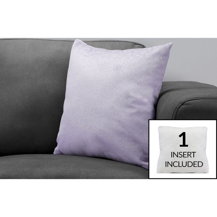Accent pillow - 18" x 18" - Feathered velvet