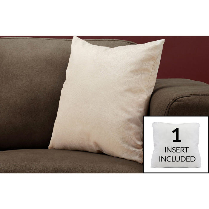 Accent pillow - 18" x 18" - Feathered velvet