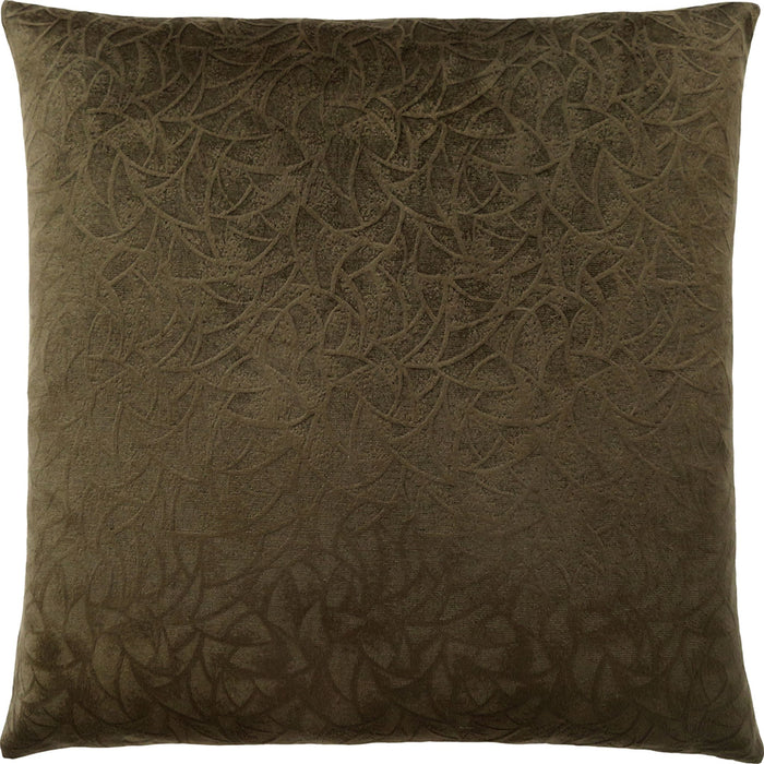 Accent pillow - 18" x 18" - Floral velvet