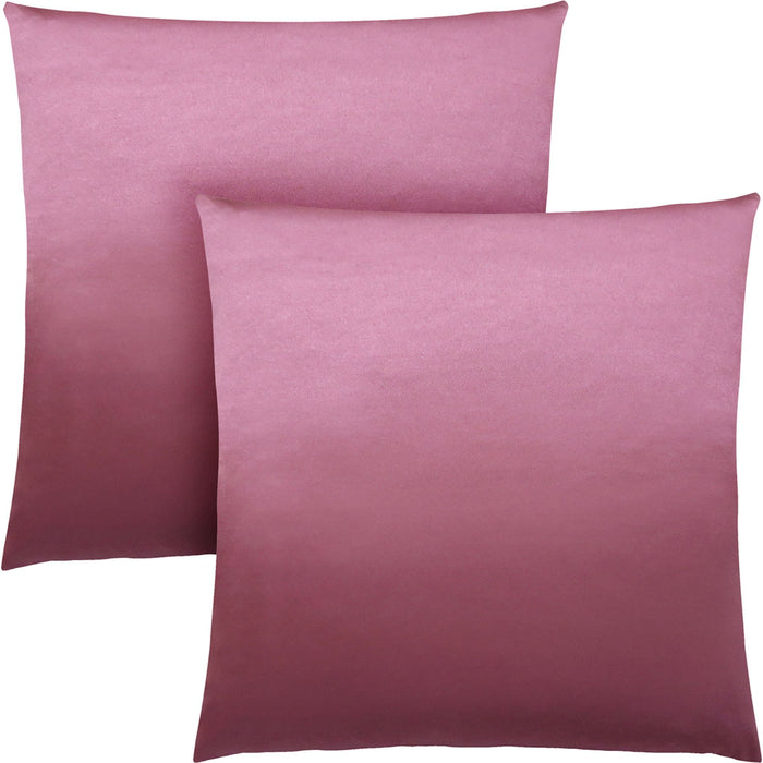 Accent pillow - 18" x 18" - Satin - (Set of Two)