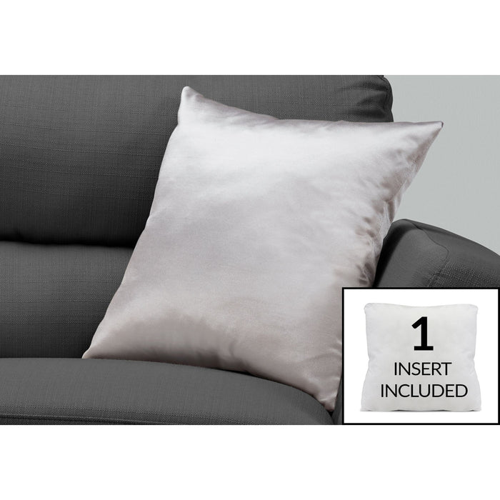 Accent pillow - 18" x 18" - Satin