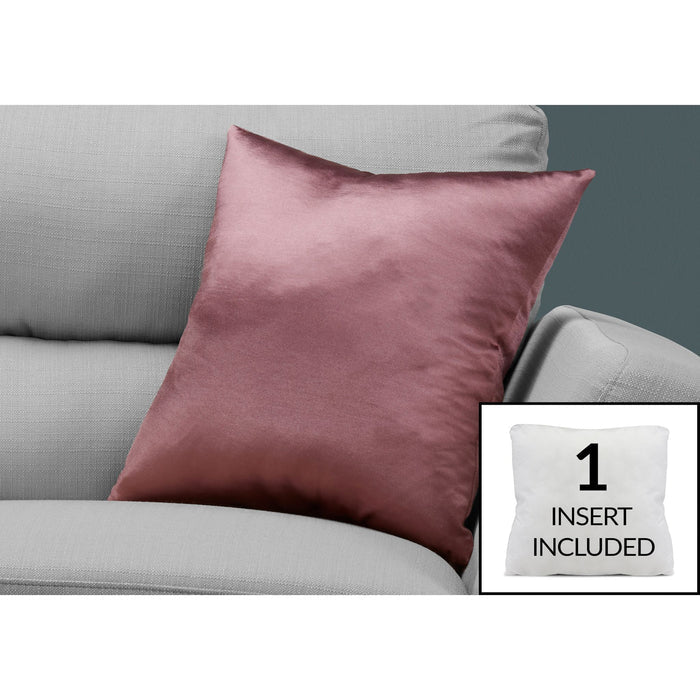 Accent pillow - 18" x 18" - Satin