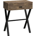 Accent Table - Brown Reclaimed Wood/Black Metal