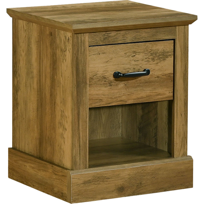 Accent Table - Dark Brown Knotty Oak