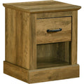 Accent Table - Dark Brown Knotty Oak