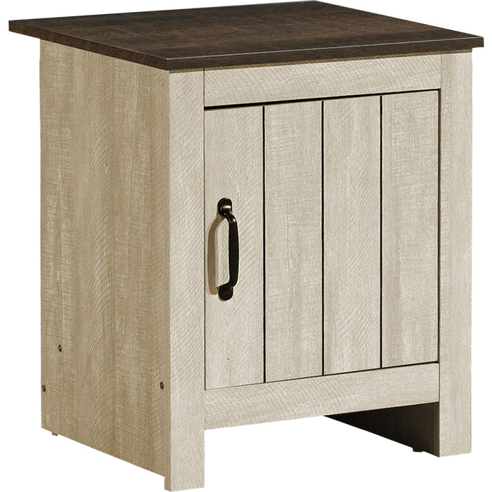 Accent Table - Light Beige/Dark Oak