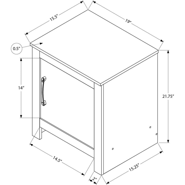 Accent Table - Rustic Grey