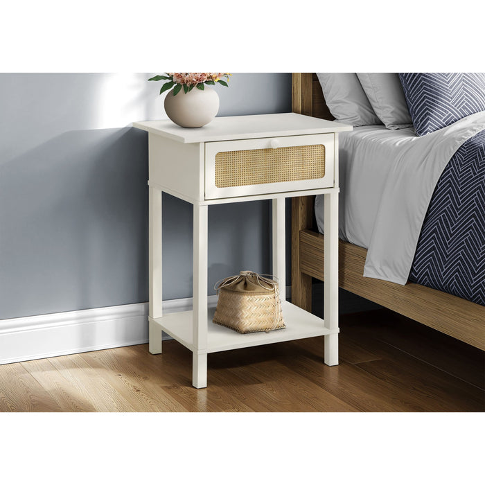 Accent Table - White/Natural
