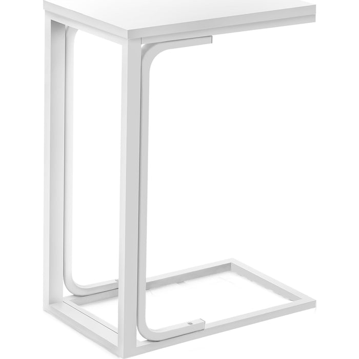 Accent Table - White/White Metal