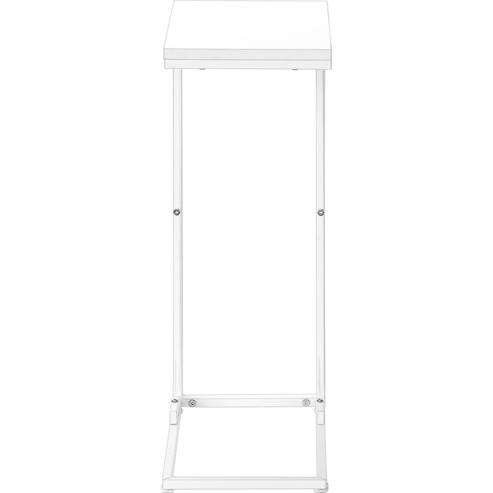 Accent Table - White/White Metal