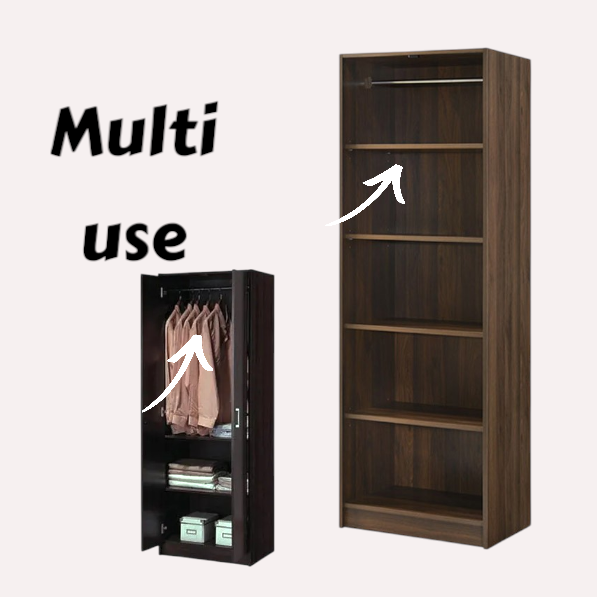 Adil Open Door Wardrobe – 2 Door