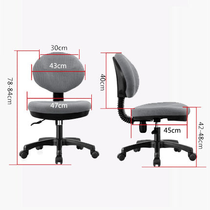 Amani Armless Compact Study and Office Chair Singapore