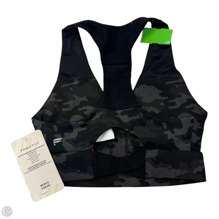 Athletic Bra By Fabletics In Camouflage Print, Size: Xxs