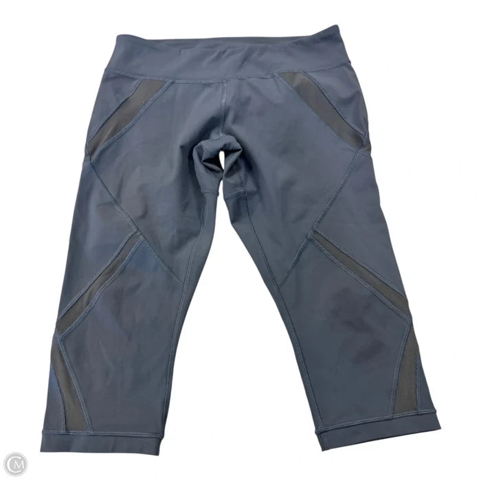 Athletic Capris By Lululemon In Blue, Size: 8