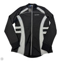 Athletic Jacket By Bcbgmaxazria In Black & Grey, Size: S