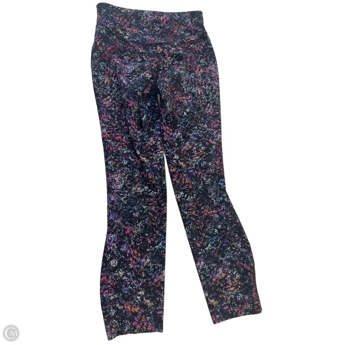 Athletic Pants By Lululemon In Multi-colored, Size: 4