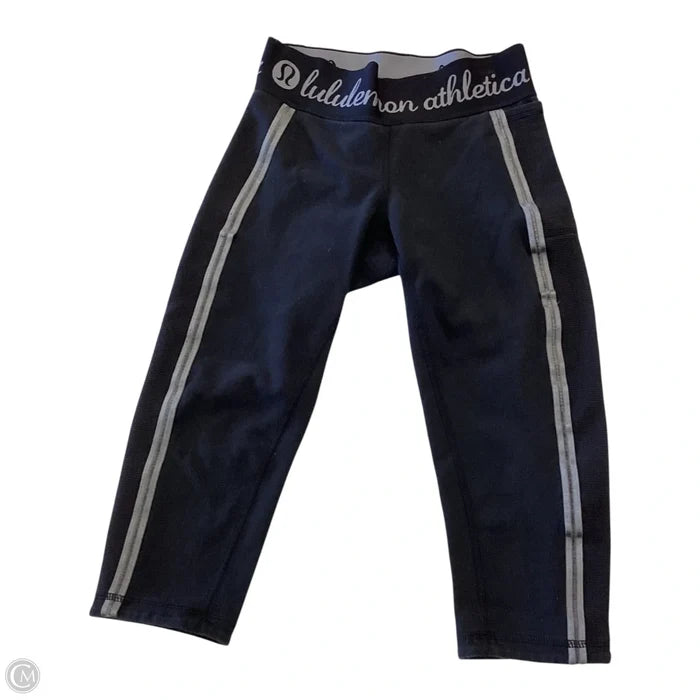 Athletic Shorts By Lululemon In Black, Size: 4