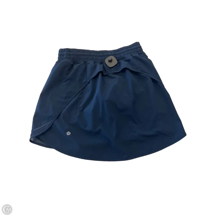 Athletic Skort By Lululemon In Navy, Size: 8