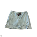 Athletic Skort By Ralph Lauren Black Label In Green & White, Size: L