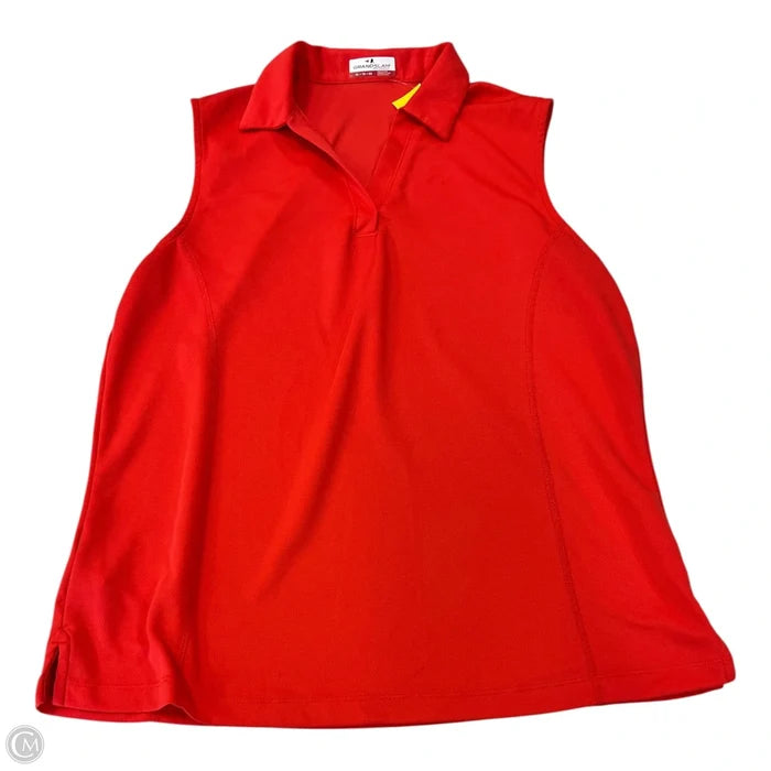 Athletic Tank Top By Clothes Mentor In Red, Size: Xl