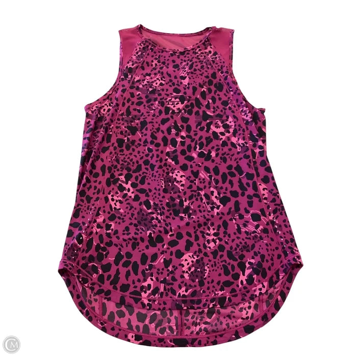 Athletic Tank Top By Lululemon In Animal Print, Size: S
