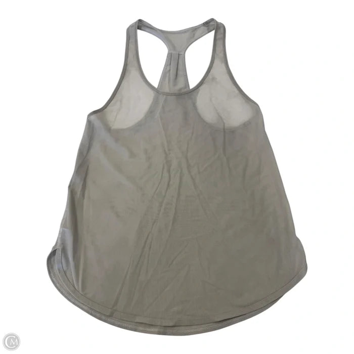Athletic Tank Top By Lululemon In Grey, Size: M