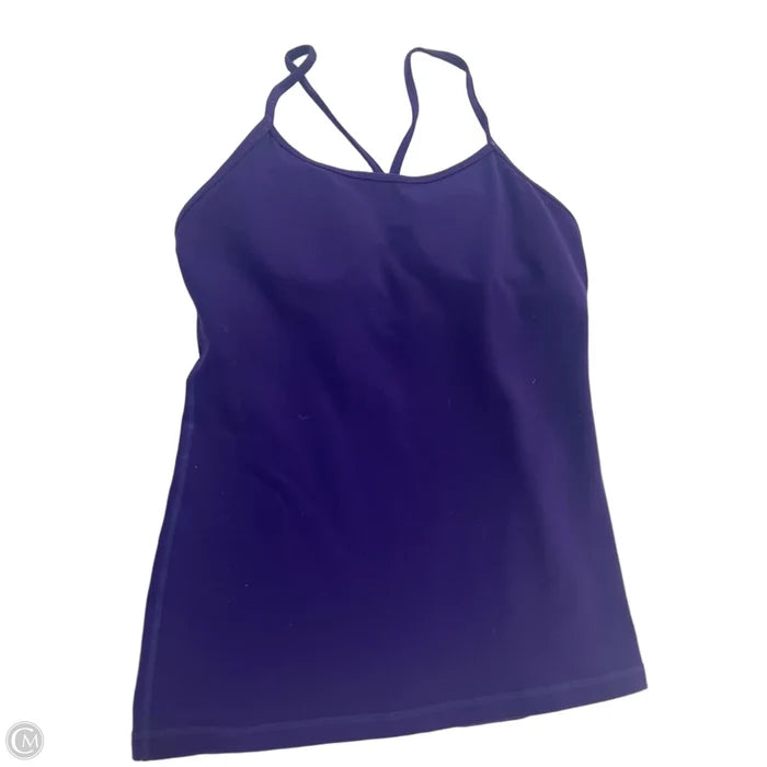 Athletic Tank Top By Lululemon In Purple, Size: M